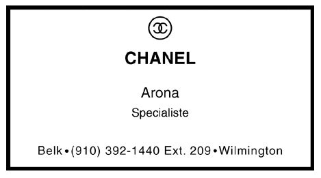 sample of chanel business card|How To Create The Perfect Business Card For Networking As A .